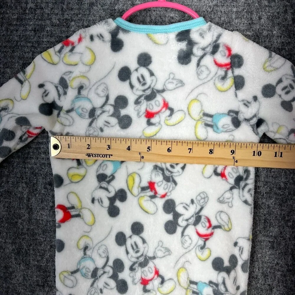 Disney‎ Baby Jumper 6/9 months Mickey Mouse Fleece Zip Outfit